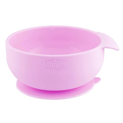 Chicco Easy Bowl Silicone Bowl with Suction Base for Babies, Dishwasher Safe