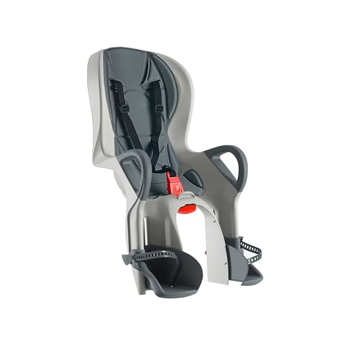 OKBABY 10+ Child Bike Seat for Kids up to 22 kg with Recline Function - Black/Grey