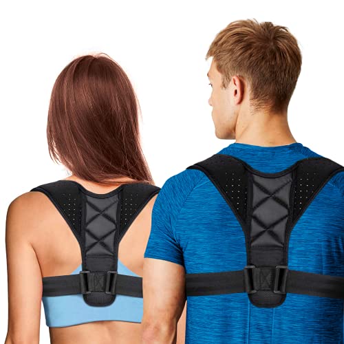 Posture Corrector for Men and Women, Adjustable Back and Shoulder Support