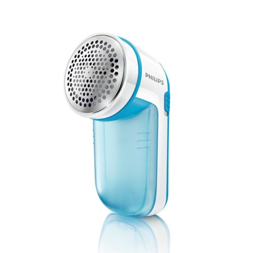 Philips Lint Shaver GC026/00, Battery Operated Lint Remover, Blue