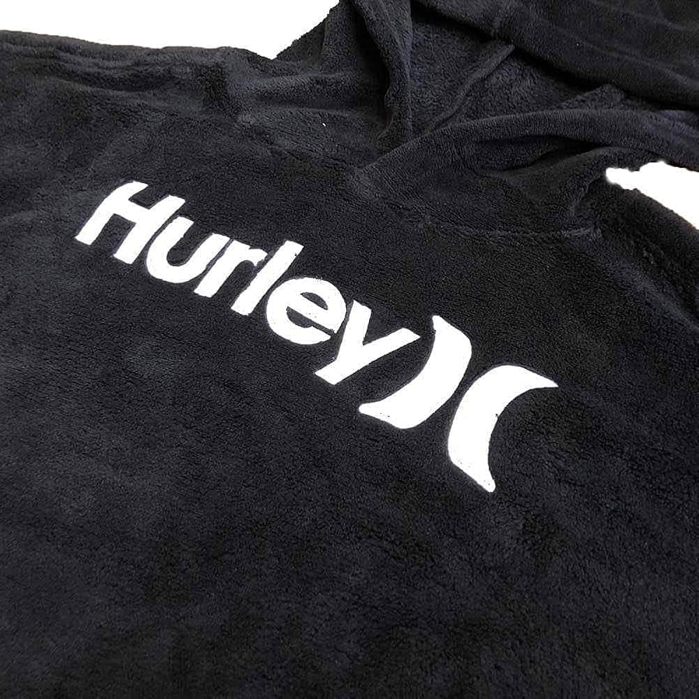 Hurley One & Only Poncho Changing Robe, One Size, Black