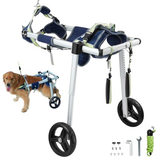 VEVOR Pet Wheelchair, Adjustable Dog Cart for Injured or Disabled Pets (L)