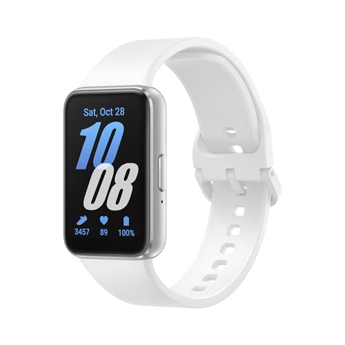 Samsung Galaxy Fit3 Smartwatch, Fitness Tracker, Silver, 36 Months Warranty