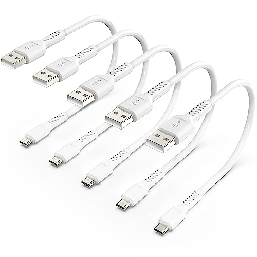 30cm Micro USB Kabllo i Shkurtër [5-Pak]