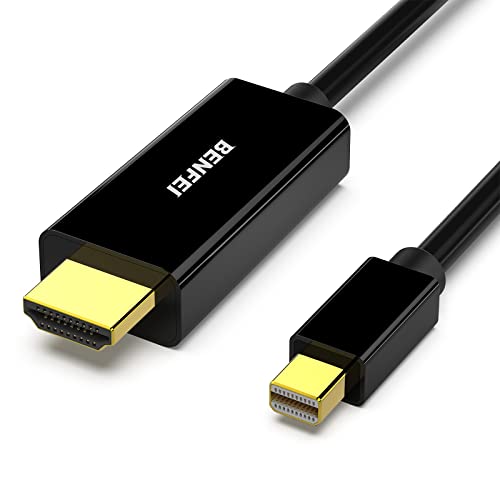 BENFEI Mini DisplayPort to HDMI Cable 1.8m, Gold-Plated, for MacBook Air/Pro, Surface Pro