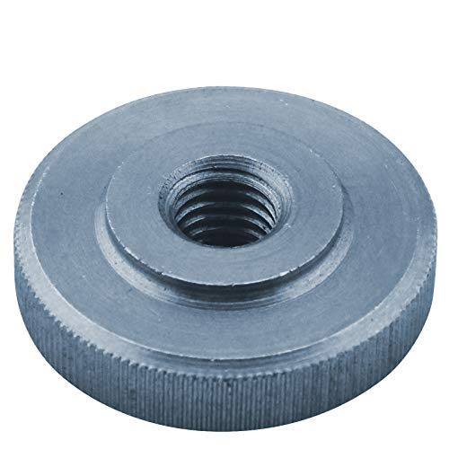 D2D Pack of 4 Knurled Nuts, M3, DIN 467, Galvanised Steel