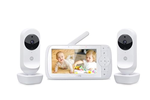 Motorola VM35-2 Baby Monitor with 2 Cameras and 5.0 Inch HD Display