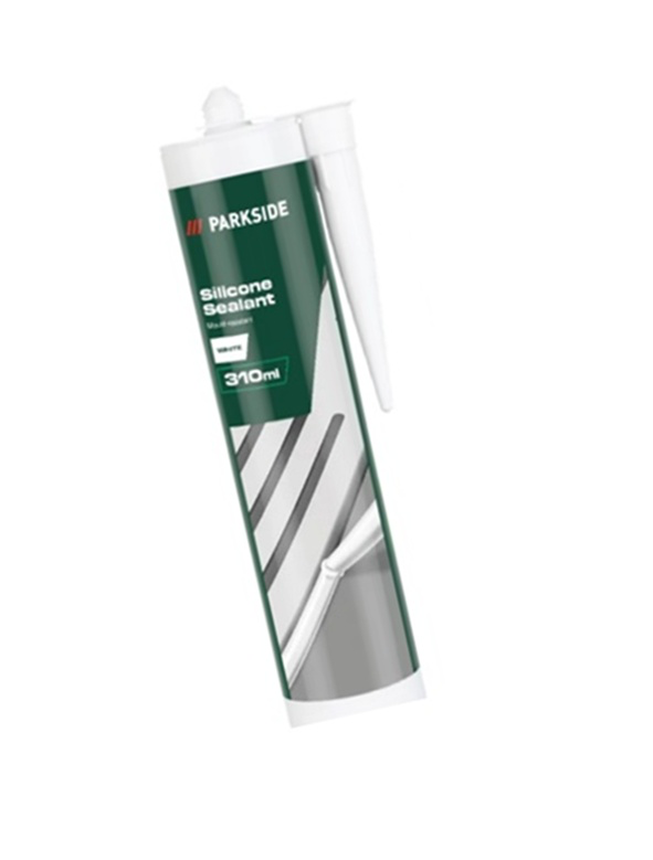 Parkside silikon sanitar transparent 310ml – për izolim banjo/kuzhinë