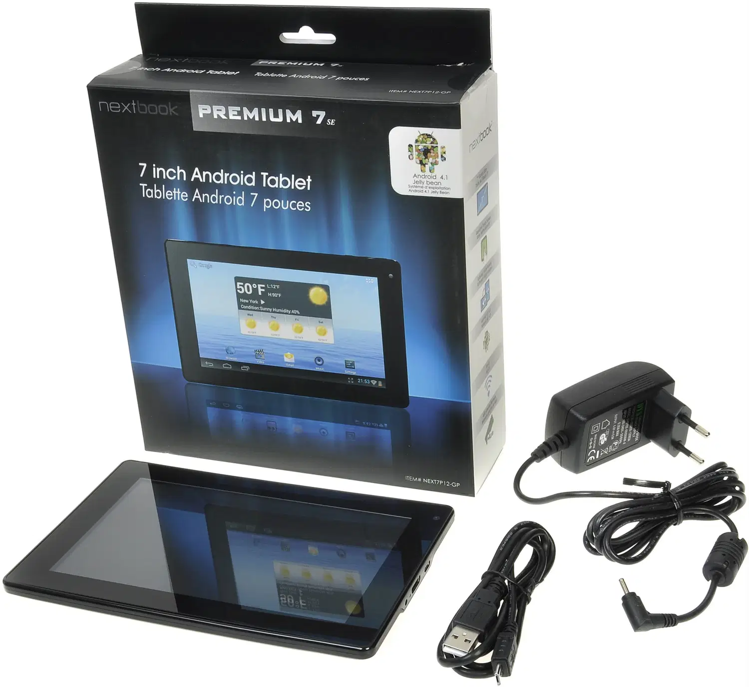 Nextbook Premium Tablet me Ekran me Prekje dhe Android