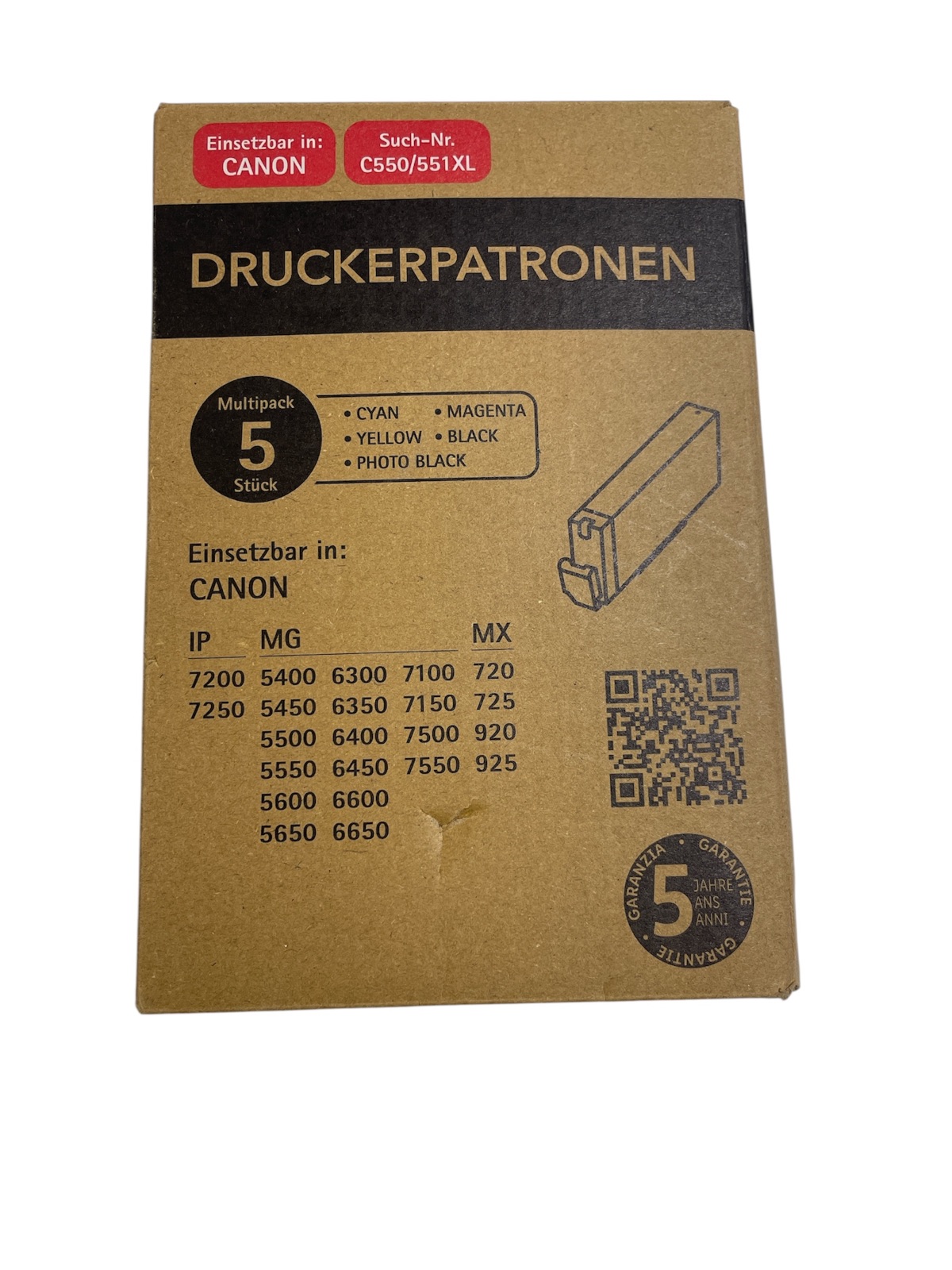 Kartridha për Printer Canon C550 / 551XL – Set