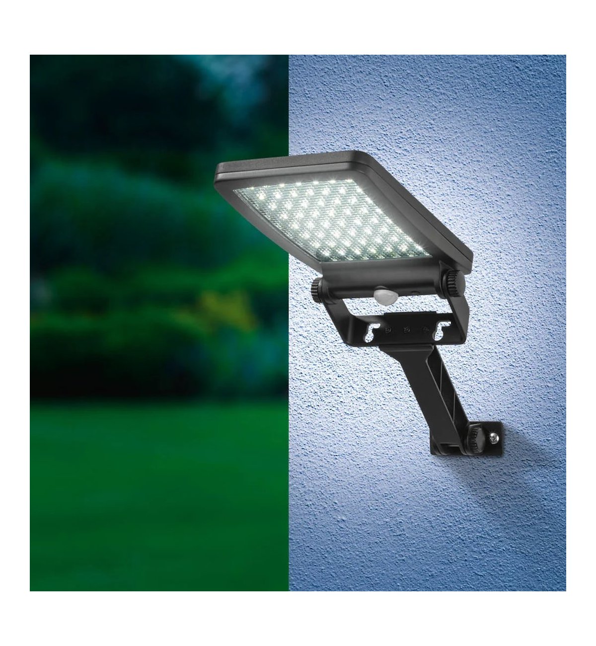 Livarno Home LED Solar Spotlight with Motion Sensor, 6500K, IP65